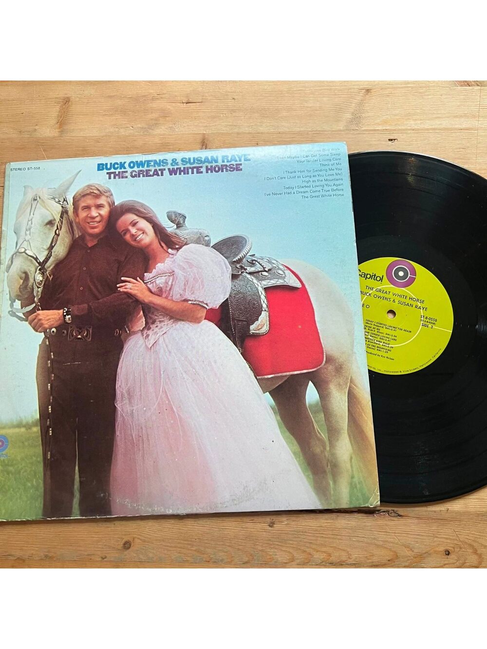 Buck Owens & Susan Raye - The Great White Horse 33rpm VG+ VR19